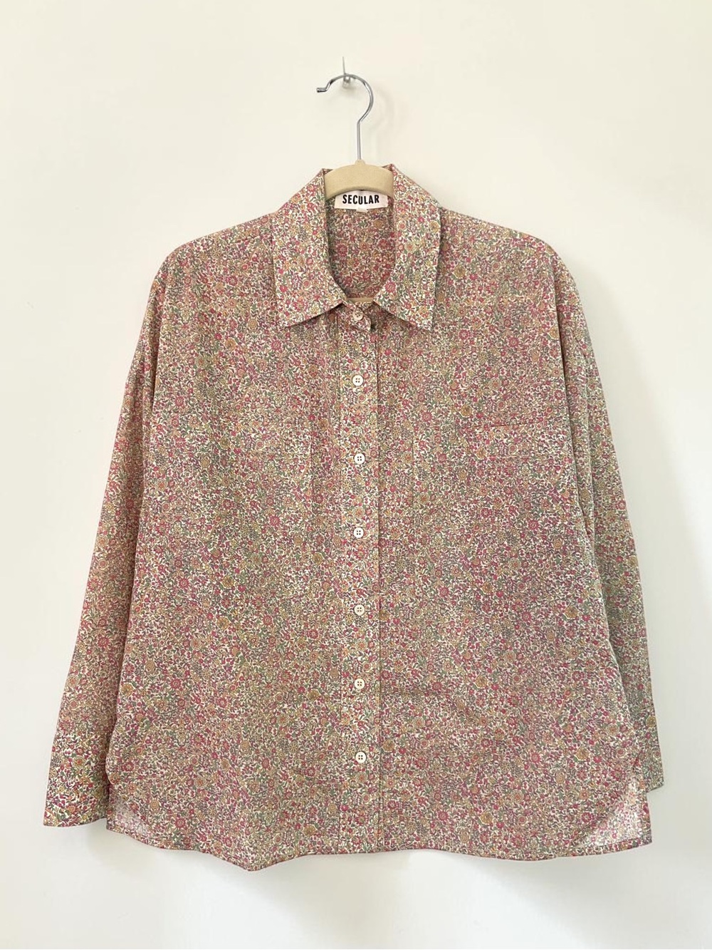 Secular Wild Flower Print Button Down